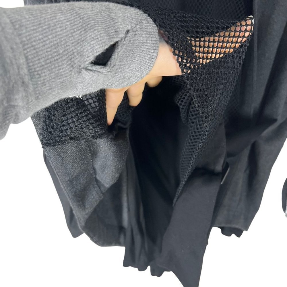 CAbi Grey Mesh Back Oversized Jacket XL - Picture 4 of 9